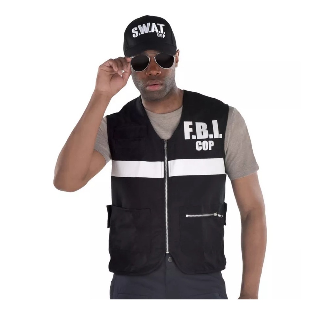 Party City FBII Forensic Vest, NWT. *HALLOWEEN COSTUME*